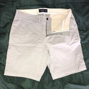 Abercrombie Men’s 9 inch Flat Front Shorts